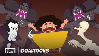 GOALTOONS: Arsenal's Halloween rollercoaster ride