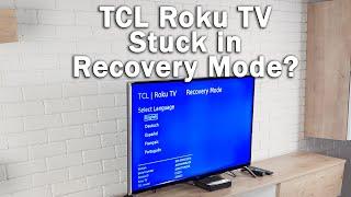 Roku TV Stuck in Recovery Mode | (TCL/Hisense/ONN/All Models) | How to Fix!