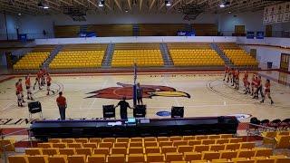 VB Arrives for NCAA Atlantic Region Tournament | Edinboro Athletics | #GoBoro