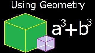 a cube plus b cube - a^3 + b^3 - Geometrical Explanation and Derivation of Algebra identity