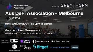 Aus DeFi Association (Melbourne) - 17th July 2024
