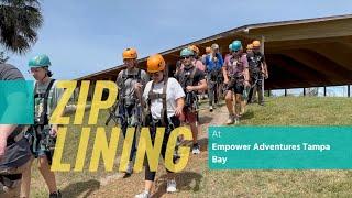 Zip Lining at Empower Adventures Tampa Bay