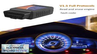 V1.5 V2.1 OBD ELM327 Bluetooth OBD2 OBDII CAN BUS Check Engine Car Review