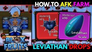 How To AFK Farm Leviathan Scales & Heart | Blox Fruits UPDATE 20 