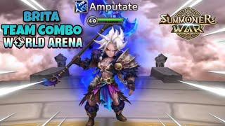 Brita Team Combo in World Arena - Summoners War