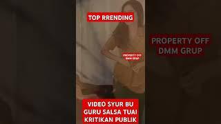 VIDEO SYUR BU GURU SALSA BANYAK KRITIKAN SETELAH VIRA ( HOT TRENDING ) #shortvideo