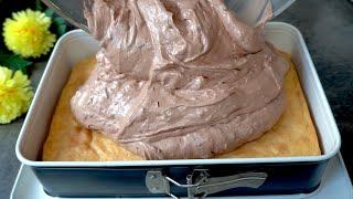 Easy cake in minutes! Everyone is looking for this recipe! So delicious!