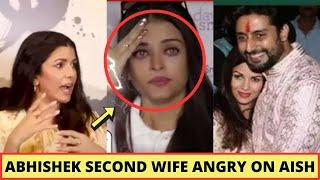 Abhishek Bachchan Second Wife Nimrat Kaur Angry Reaction On Abhishek Bachchan First Wife Aishwarya