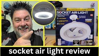  Socket Air Light review. Ceiling fan with remote [595]