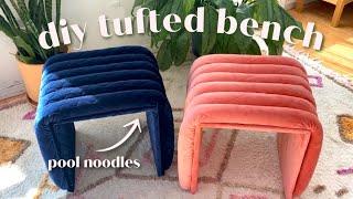 Dollar Tree DIY: Pool Noodle Bench $474 vs $30