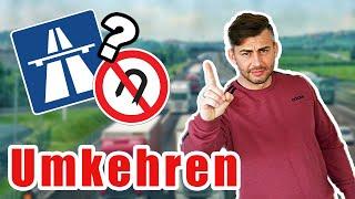 WENDEN auf der AUTOBAHN?! Umkehren [Grundfahraufgabe] PKW 