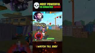 New Secret Most Powerful Character Skill Combination for CS Rank  #freefire #shorts || PRI Gaming