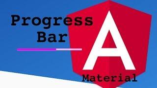 Angular Material Progress Bar