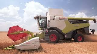 Обзорное видео о зерноуборочном комбайне CLAAS LEXION 6700