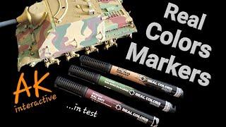 Real Colors Markers test from AK interactive