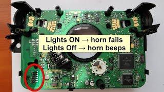 Opel Astra H - horn doesn't work - how to repair the CIM module