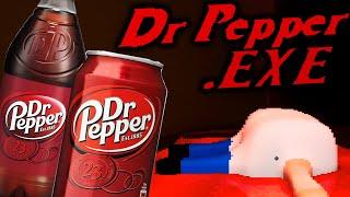 DR PEPPER HORROR GAME! DP.T. ALL ENDINGS [Good and Bad Ending] Dr Pepper Terror Parody Game