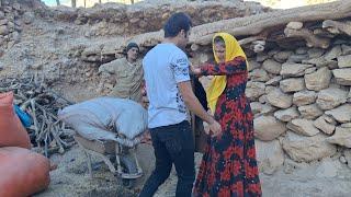 A fierce struggle with ashes: Zainab and grandfather's endless effort to clean the burnt barn