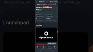 Make 10$ to 500$ in 3 days | Binance Launchpad Open campus Edu coin