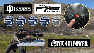 KARMA AIRGUNS SLS COMPACT .22 CALIBER OUTDOOR TARGET SHOOTING DAY WITH FOX AIR POWER AND FRIENDS 