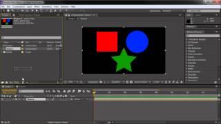 60 Second After Effects Tutorial : Using Precomps to Group Objects -HD-