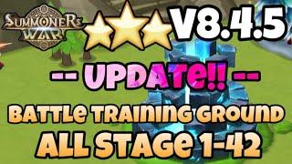 All Battle Training Ground Guide Mock Battle 1-42 ⭐️⭐️⭐️ (Summoners war)  V 8.4.5 UPDATE! 2024