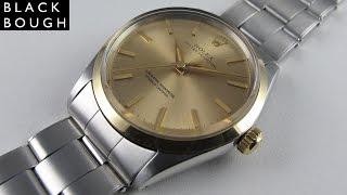 Rolex Oyster Perpetual Chronometer Ref. 1002 steel and gold vintage wristwatch, dated 1965