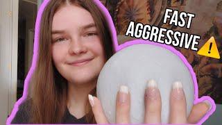 FAST AND AGGRESSIVE TAPPING SCRATCHING RANDOM ASMR