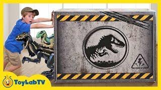 Giant LEGO Dinosaur Toys Surprise! Build Dinosaurs with Jurassic World Fallen Kingdom Toy Playsets