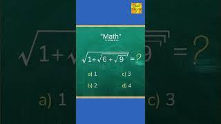 Can You Solve ? #maths #mathpuzzel #mathematics #mathshorts