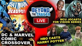 HBO Harry Potter - Harry Hermione Ron cast, Batman Deadpool DC Marvel Crossover, MCU Jocasta