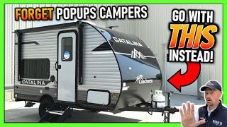 Forget Popups! Get THIS Instead!! NEW MODEL • 2025 Catalina 134BHX Bunkhouse Travel Trailer