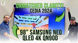 Hands-On Review of the 98" Samsung Neo QLED 4K QN90D | CEDIA 2024.