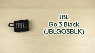 Розпаковка JBL Go 3 Black (JBLGO3BLK)