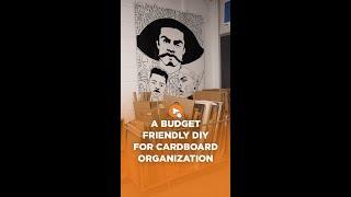 A Cardboard Organization System for Art Teachers