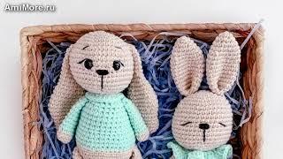 Амигуруми: схема Зайка Стэнни. Игрушки вязаные крючком - Free crochet patterns.