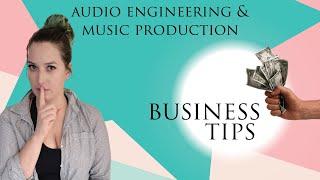 Business Ideas for Audio Engineers & Music Producers