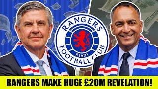 MASSIVE Rangers News After £20M Revelation!