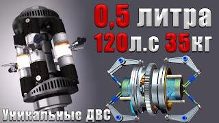 ЭТИ ДВС ИЗМЕНЯТ МИР: ОДНОтактный мотор, КоАксиальный, Дисковый и Сферический ДВС. Как это устроено?