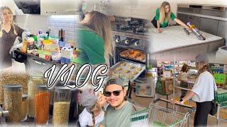 TATİL DÖNÜŞÜ DEV FİLE MARKET ALIŞVERİŞİ  | ÖZLENEN EV VLOG  | ASMR TADINDA BAKLİYAT YERLEŞTİRME