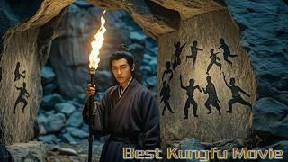 Kung Fu Movie!A useless boy is punished,but unexpectedly  and masters unbeatable kung fu in a cave!