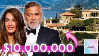 George & Amal Clooney | Sells LA Mansion For $14.5 Million to Move to France | House Tour 2024