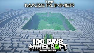 MÌNH CÙNG ĐỒNG BỌN YOUTUBER SINH TỒN 100 NGÀY MINECRAFT THOÁT KHỎI  MÊ CUNG KHỔNG LỒ (MAZE RUNNER)