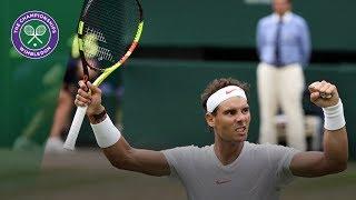 Rafael Nadal wins unbelievable all-court point | Wimbledon 2018