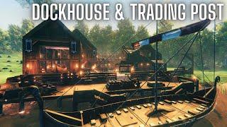 Valheim: Dockhouse & Trading Yard - Large Build