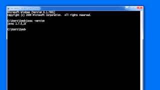 Checking Java Version on Windows 7 or XP