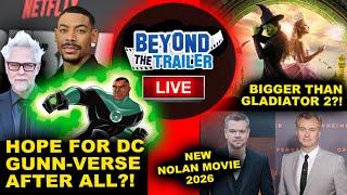 Aaron Pierre John Stewart Green Lantern DC Studios, Wicked Movie Box Office, Christopher Nolan 2026