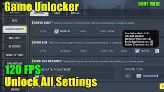 How to Unlock ALL SETTINGS in Call of Duty Mobile + 120 FPS | Game unlocker for Cod Mobile