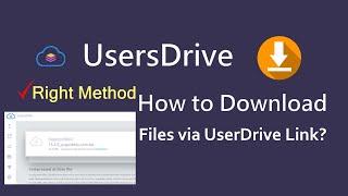 How to download Files from UserDrive Storage? - Know the Right Method @pcguide4u