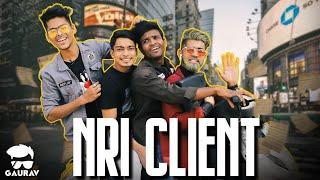 NRI Client || Gujrati Comedy Video - Kaminey Frendzz